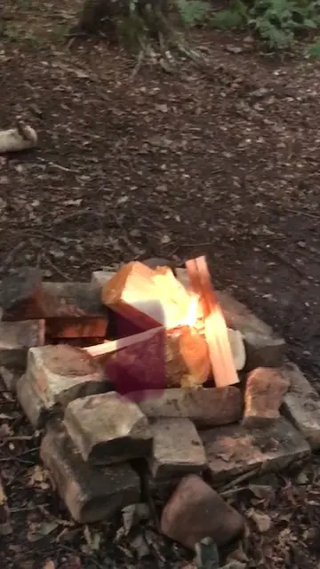 Campfire at Brockwell Woods